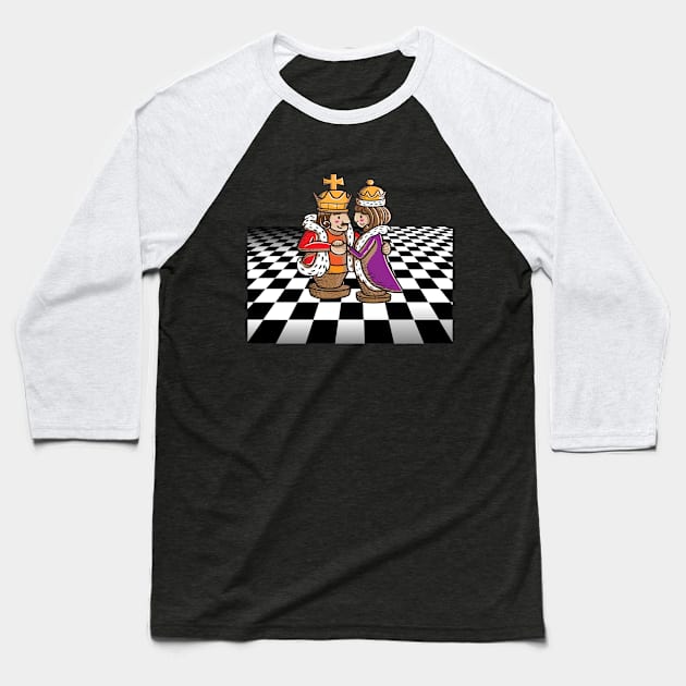 Chess Lover Baseball T-Shirt by Design Seventytwo